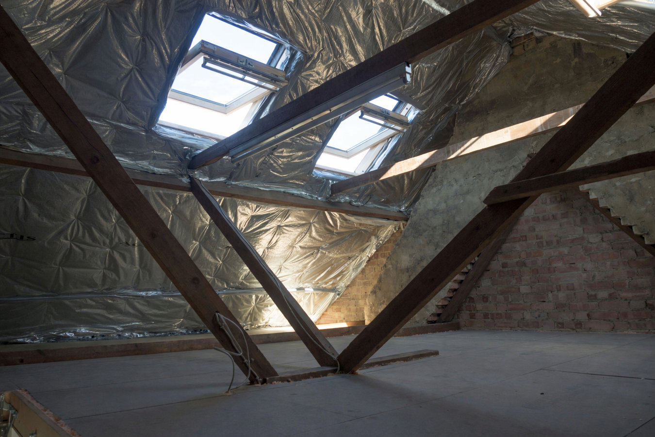 Attic insulation